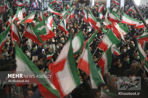 حضور مسئولین در مراسم دومین سالگرد شهادت حاج قاسم سلیمانی