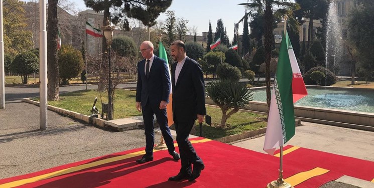 وزیر خارجه ایرلند با امیرعبداللهیان دیدار کرد وزیر خارجه ایرلند با امیرعبداللهیان دیدار کرد