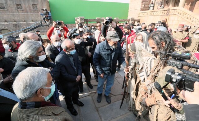  رئیس صداوسیما به پشت صحنه سریال «سلمان فارسی» رفت