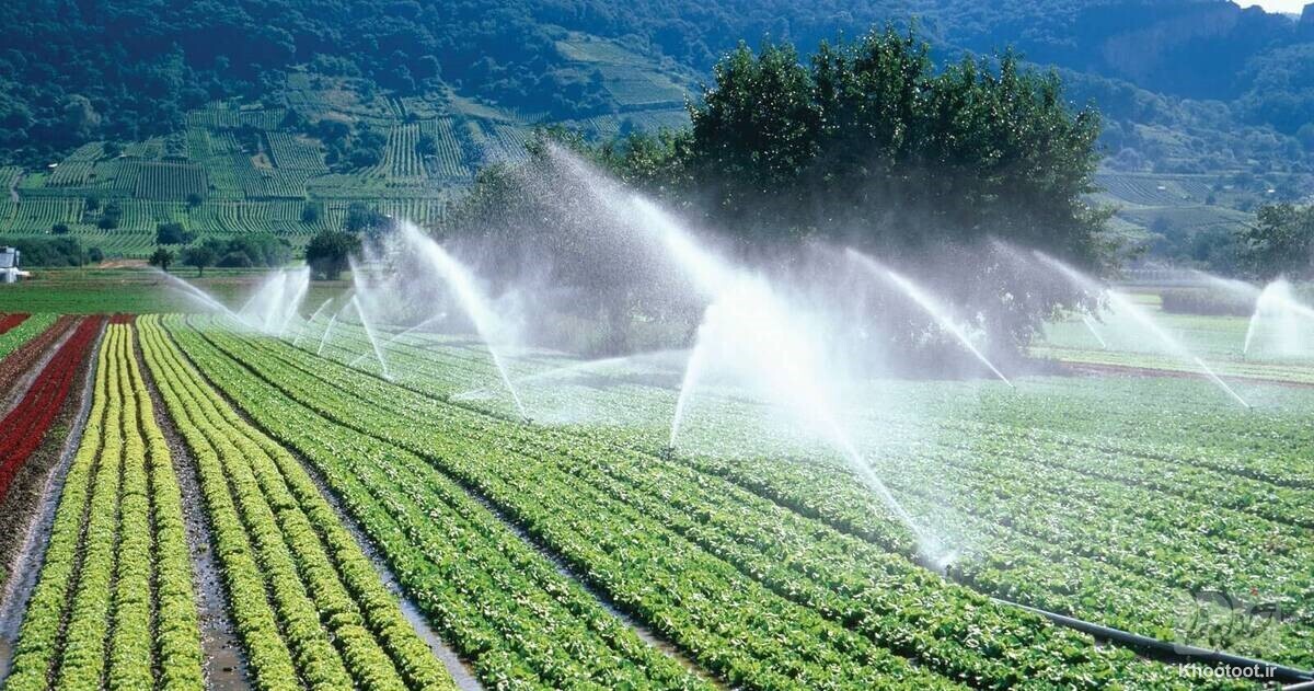 مصرف آب در کشاورزی کاهش پیدا می‌کند