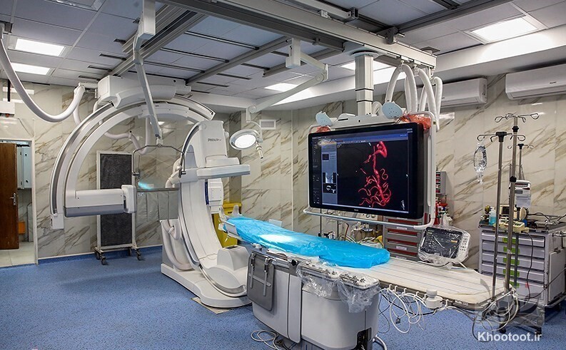 نخستین دستگاه آنژیوگرافی عروق مغزی کشور به بهره‌برداری رسید