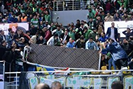 فاجعه در بسکتبال مصر / سکو‌های ورزشگاه حسن مصطفی فرو ریخت