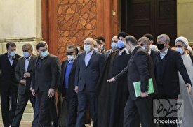 حرم امام خمینی (ره) میزبان خانه ملت شد / اعضای کمیسیون تلفیق در مجلس حضور دارند