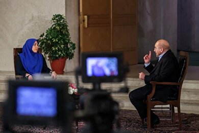 گزارش تصویری از گفتگوی رئیس مجلس با شبکه خبر