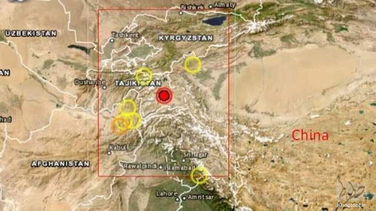 زلزله‌ای شدید شرق تاجیکستان را لرزاند