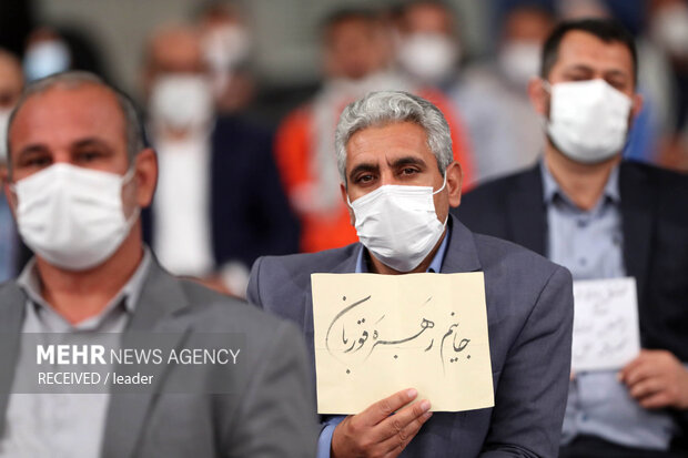 دیدار جمعی از کارگران با رهبر معظم انقلاب