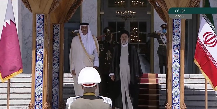 استقبال رسمی رئیس جمهور از امیر قطر استقبال رسمی رئیس جمهور از امیر قطر