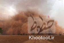 طوفان شن در شرق کشور طوفان شن در شرق کشور