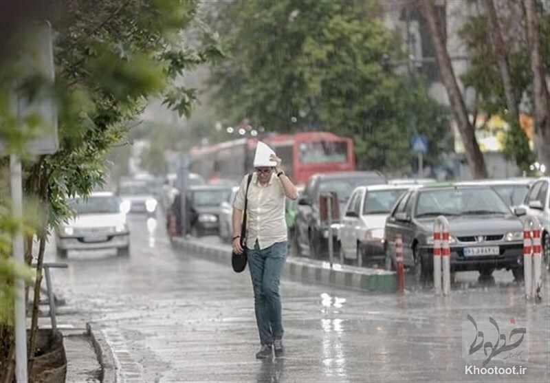 هشدار هواشناسی درباره وزش باد و رگبار باران هشدار هواشناسی درباره وزش باد و رگبار باران