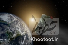 عبور بزرگترین صخره فضایی از کنار زمین عبور بزرگترین صخره فضایی از کنار زمین