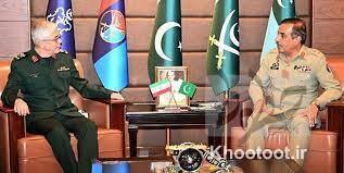 دیدار رئیس کمیته مشترک روسای ستاد ارتش پاکستان با سرلشکر باقری