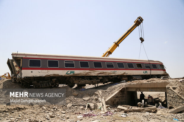انتشار ابعاد جدید از سانحه قطار مشهد-یزد توسط کمیسیون سوانح ریلی