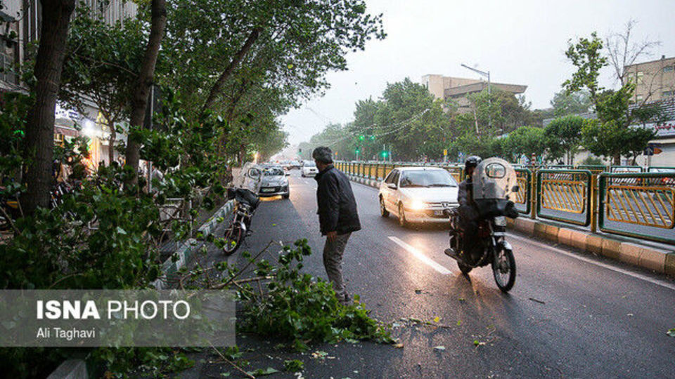 مدیریت بحران درباره وزش باد شدید در استان تهران هشدار داد