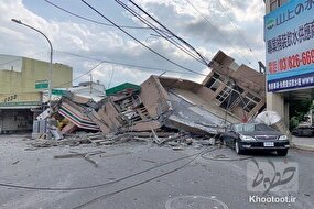 ویدیو/خسارات زلزله ۷.۲ ریشتری تایوان!