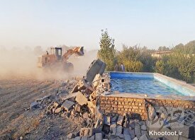 جلوگیری از ساخت ۱۰۲ ویلای غیرمجاز در استان البرز