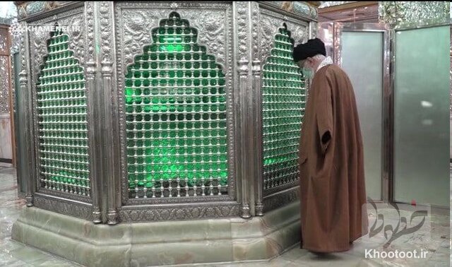 حرم عبدالعظیم الحسنی میزبان رهبر معظم انقلاب شد