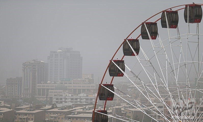 وضعیت آلودگی هوای تهران در امروز ۲۰ آذرماه