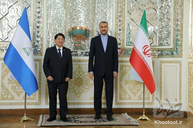 دیدار امیرعبداللهیان با همتای نیکاراگوئهای خود دیدار امیرعبداللهیان با همتای نیکاراگوئهای خود