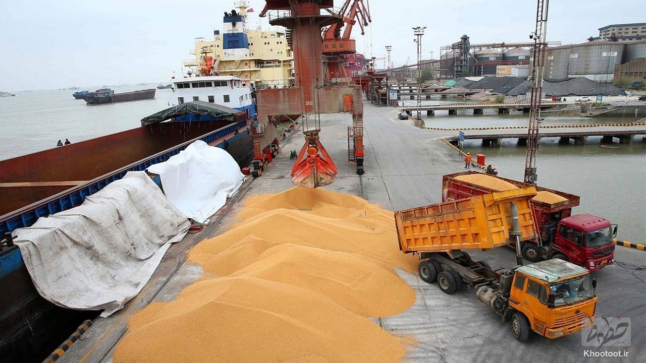 واردات یک میلیون و ۷۵۰ هزار تن گندم از بندر امام به کشور