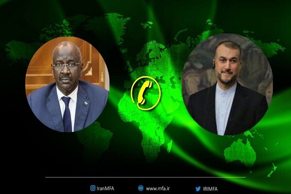 دعوت «امیرعبداللهیان» از وزیر خارجه موریتانی برای سفر به ایران