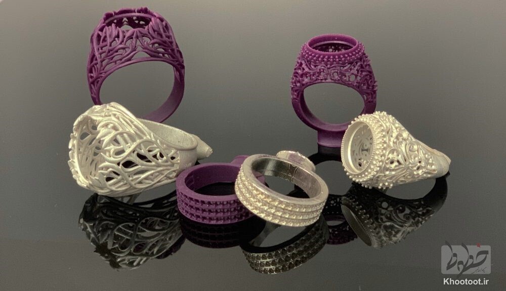 چاپگرهای سه بعدی ساخت طلا و جواهر در کشور تولید شد