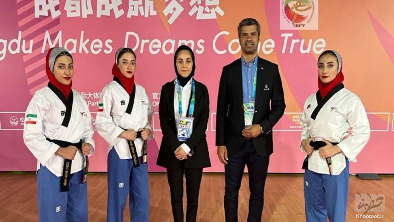 تیم پومسه زنان ایران در یونیورسیاد سوم شد