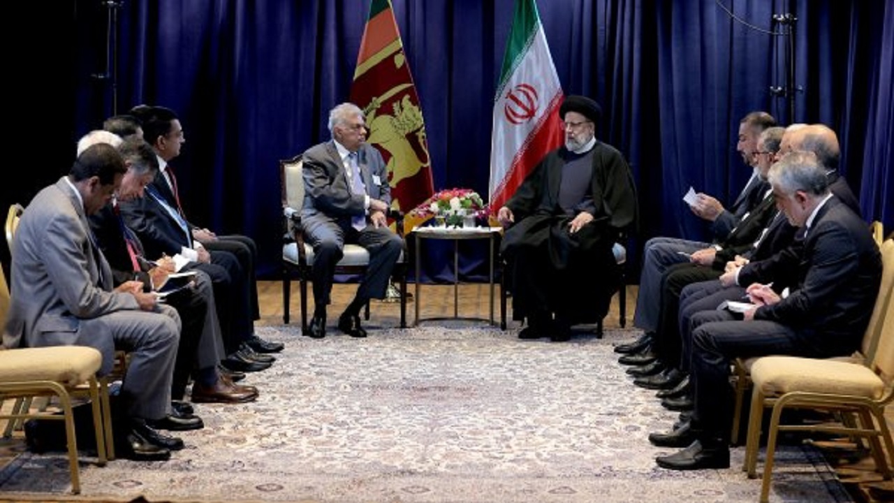 رئیسی: همکاری‌های ایران و سریلانکا خوب، اما سطح آن ناکافی است