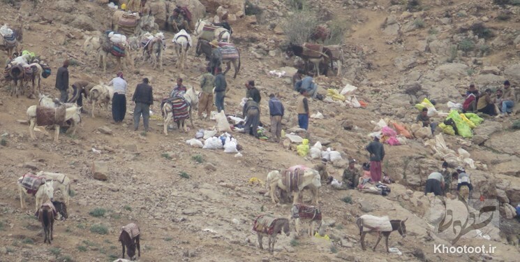 برداشت غیر قانونی 30 هزار تن ماده معدنی سرب و روی| ماده معدنی با اسب و الاغ حمل میشود!