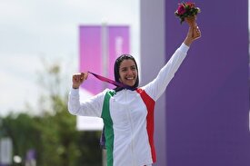 اولین مدال تاریخ دوچرخه‌سواری بانوان ایران دشت شد| جبران اتفاق دوره قبلی با پنج سال زحمت+فیلم