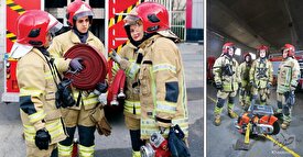 افتتاح دومین ایستگاه آتش‌نشانی بانوان کشور