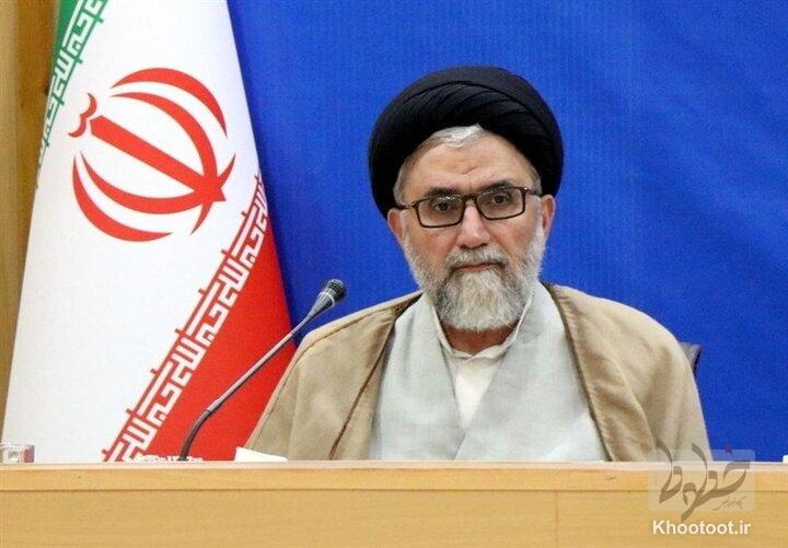 حجتالاسلام سیداسماعیل خطیب، وزیر اطلاعات به درجه رفیع شهادت نائل آمد حجتالاسلام سیداسماعیل خطیب، وزیر اطلاعات به درجه رفیع شهادت نائل آمد