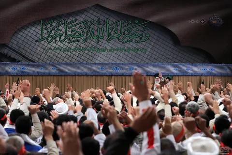 گزارش تصویری از دیدار رهبر معظم انقلاب اسلامی با بسیجیان