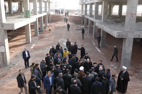 گزارش تصویری از بازدید رئیس جمهور از پروژه ۱۴۶۰ واحدی طرح نهضت ملی مسکن شهر پرند