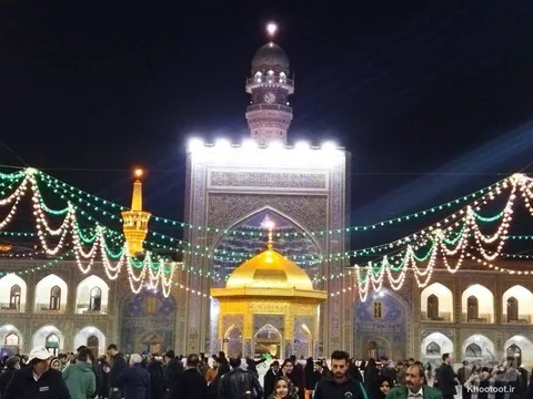 گزارش تصویری خطوط از حرم حضرت علی بن موسی الرضا(ع)