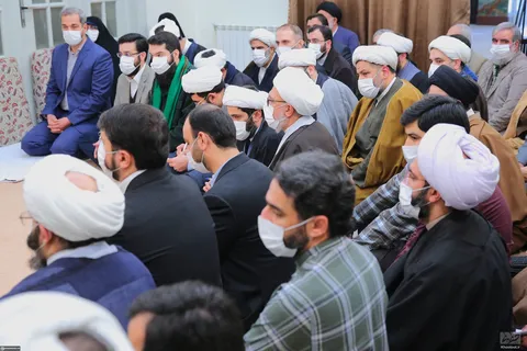 گزارش تصویری از دیدار رهبر انقلاب با جمعی از مسئولین سازمان تبلیغات اسلامی