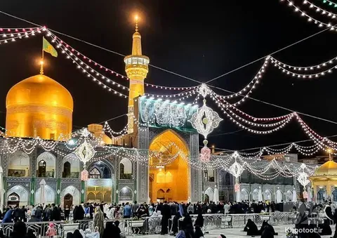 تماشا کنید/هشتمین حجتِ حق آن شهِ فرزانه رسید!
