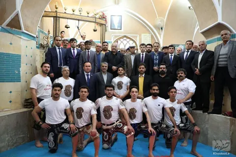 گزارش تصویری از بازدید رییس کمیته کار با جوانان و ورزش تاجیکستان از بافت تاریخی و آثار باستانی شهرجهانی یزد