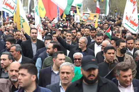 گزارش تصویری از راهپیمایی روز جهانی قدس