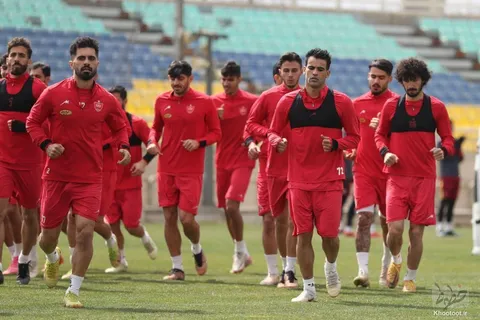 گزارش تصویری از تمرین پرسپولیس پس از برد فولاد