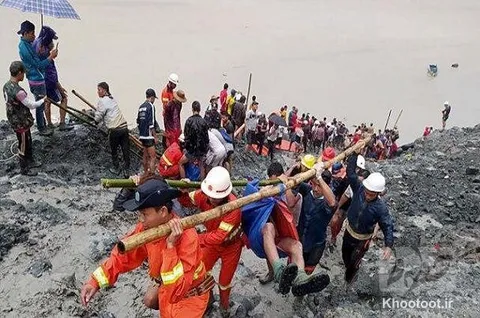 حداقل ۳۶ نفر در رانش زمین در معدن جان باخته‌اند