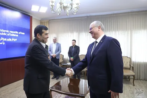 گزارش تصویری از دیدار سفیر بلاروس در ایران با وزیر ورزش و جوانان
