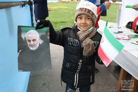 گزارش تصویری از راهپیمایی مردم در یوم الله ۱۳ آبان، روز مبارزه با استکبار جهانی!