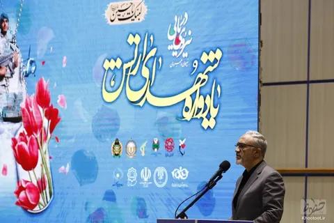 گزارش تصویری از آئین پنجمین یادواره ۵۶۵ شهید ارتش استان قم