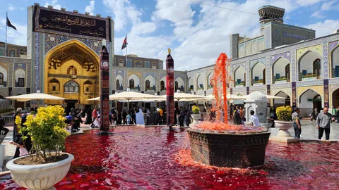 گزارش تصویری خطوط از حرم امام رضا (ع)