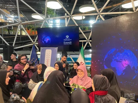 گزارش تصویری از نشست خبری سخنگوی دولت در نمایشگاه بین‌المللی تهران